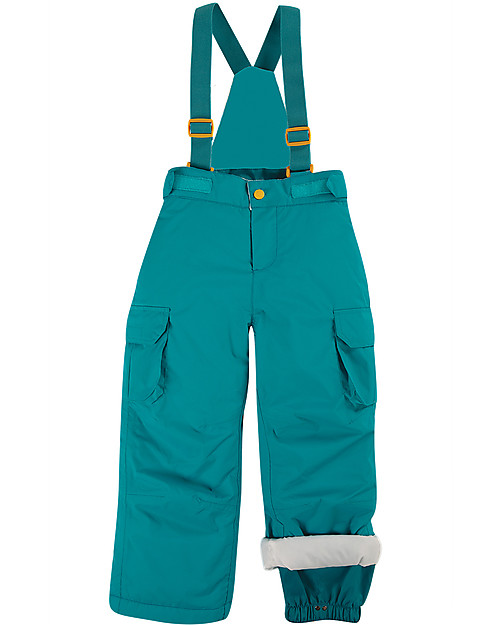 Frugi Salopette Impermeabile Snow&Ski - Acqua - Tessuto Riciclato! Salopette