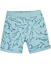 Frugi Shorts Reversibili con Sqauli - Azzurri - Cotone Bio Pantaloni Corti