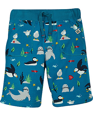 Frugi Shorts Reversibili - Pulcinella di Mare - 100% Cotone Bio Pantaloni Corti