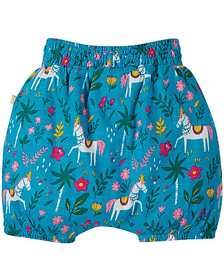 Frugi Shorts Steph Elasticizzati - Cavallo Indiano - Cotone bio Pantaloni Corti