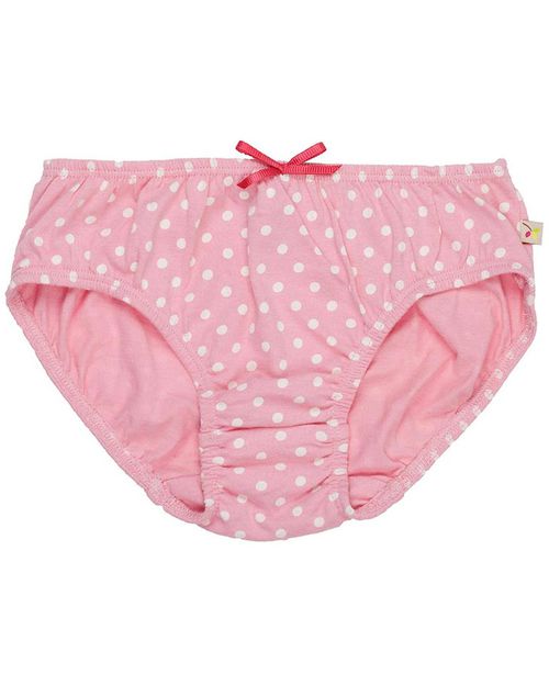Frugi Slip Bambina Fiorellini e Pois Pacco da 3 - 100% Cotone Bio Slip