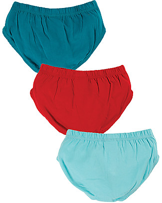 Frugi Slip Barney Pacco da 3 - Trattore - Cotone bio Slip