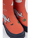 Frugi Stivali in Gomma Puddle Buster Wellington - Amici Rinoceronti - 100% gomma naturale Stivali Pioggia
