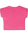 Frugi T-Shirt Bimba Effetto Fiammato Sophia - Rosa/Unicorno - 100% cotone bio T-shirt