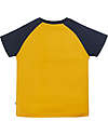 Frugi T-shirt Bimbo Rafe Raglan - Bumblebee/Camper - 100% Cotone Bio GOTS T-shirt