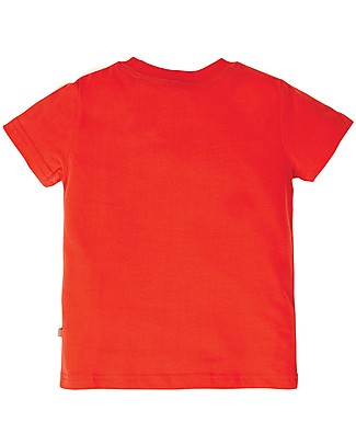 Frugi T-shirt Carsen - Koi Red/Sports - 100% cotone bio T-Shirt e Canotte