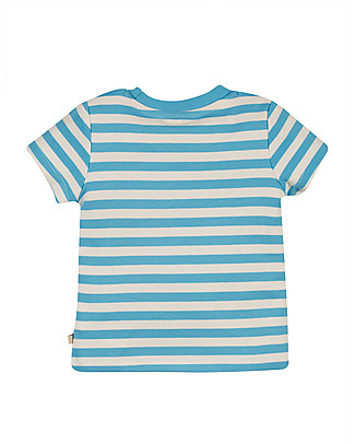 Frugi T-shirt Easy-on con Collo Elasticizzato - Formica - Cotone bio T-Shirt e Canotte