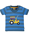 Frugi T-shirt Easy-on con Collo Elasticizzato - Trattore - Cotone bio T-shirt