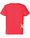 Frugi T-Shirt James, Rosso/Squalo - 100% cotone bio T-shirt