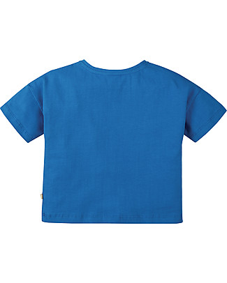 Frugi T-shirt Myla Azzurra - Arcobaleno - 100% Cotone Organico GOTS T-shirt