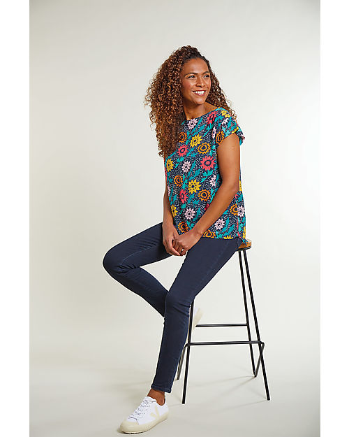 Frugi Top + Canotta Maternità ed Allattamento Kira - Dalia - Tessuto Eco-Friendly Canotte