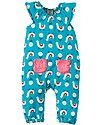 Frugi Tuta Bimba con Spalline, Celeste/Lama - Cotone bio elasticizzato Tutine Lunghe