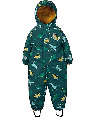 Frugi Tuta Termica Explorer All In One, Giant Dino Field - Impermeabile e FOderato Tutine Termiche