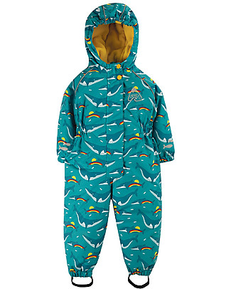 Frugi Tuta Termica Impermeabile e Foderata Explorer All In One (1-5 anni) - Porcospino - Fatta con bottiglie di plastica riciclata! Tutine Termiche