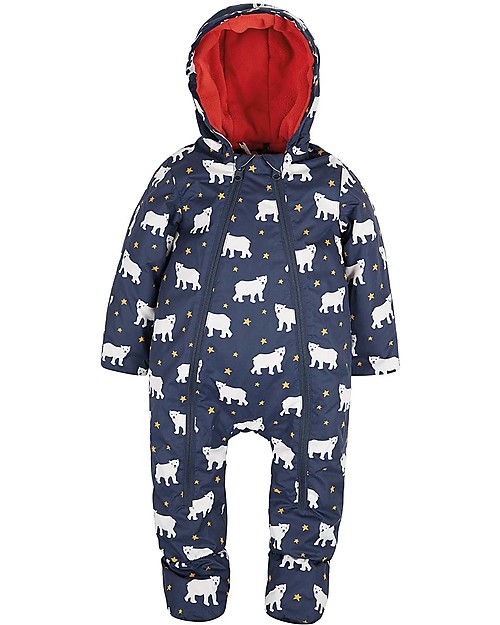 Frugi Tuta Termica Impermeabile e Foderata Explorer All In One - Orso Polare - Eco-friendly! Tute Invernali