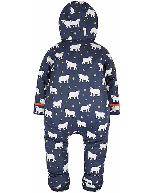 Frugi Tuta Termica Impermeabile e Foderata Explorer All In One - Orso Polare - Eco-friendly! Tute Invernali