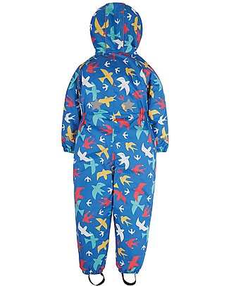 Frugi Tuta Termica Impermeabile e Foderata Explorer All In One - Uccelli - Eco-friendly! Tutine Termiche