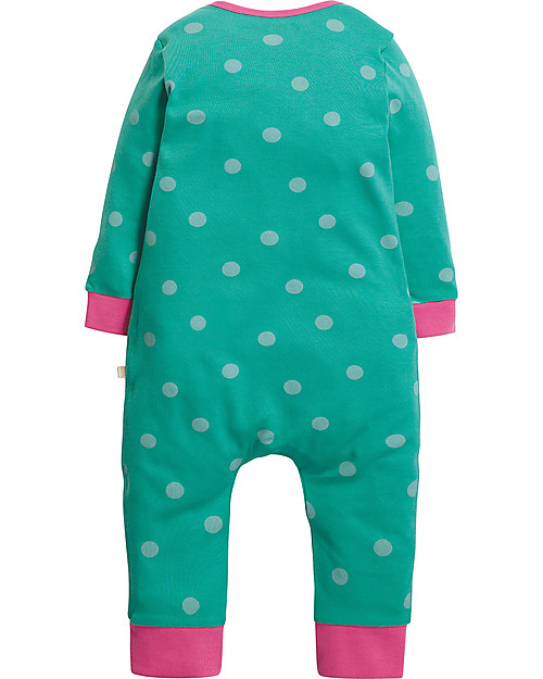 Frugi Tutina Charlie, Camion/Pois - cotone bio Tutine Lunghe