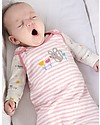 Frugi Tutina Con Piedi & Body a Manica Lunga, Rosa a Righe/Topolino - 100% cotone bio Tutine Lunghe
