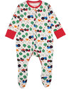 Frugi Tutina con Piedi Amici della Fattoria - 100% Cotone Bio Tutine Lunghe