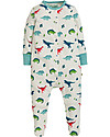 Frugi Tutina Con Piedi Lovely - Dino - cotone bio Tutine Lunghe