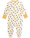 Frugi Tutina con Piedi Lovely, Sole/Api - Pacco da 2 - 100% Cotone Bio Tutine Lunghe