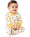Frugi Tutina con Piedi Lovely, Sole/Api - Pacco da 2 - 100% Cotone Bio Tutine Lunghe