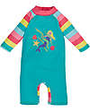 Frugi Tutina Costume Little Sun Safe - Sirena - Eco-friendly UPF 50+  T-shirt Anti UV