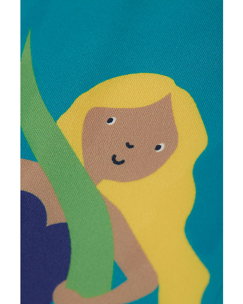 Frugi Tutina Costume Little Sun Safe - Sirena - Eco-friendly UPF 50+  T-shirt Anti UV