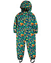 Frugi Tutina Impermeabile con Cappuccio Rain or Shine (1-5 anni) - Animali del Bosco - Fatta con bottiglie di plastica riciclate! Tute Invernali