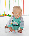 Frugi Tutina in Maglia di Cotone Bio 100% - Acqua/Nuvolette Tutine Lunghe