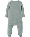 Frugi Tutina Kimono con Piedi Stevie Swoop, Grigio/Tigre - Ciniglia di cotone Bio Tutine Lunghe