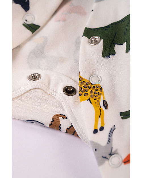 Frugi Tutina Lovely - Animali e Dinosauri - Day at the Museum - Cotone Organico Tutine Lunghe