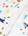 Frugi Tutina Lunga Neonato - Bianco Mare Arcobaleno  - Cotone Bio Tutine Lunghe
