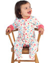 Frugi Tutina Neonato con Piedi Uccellini in Festa - 100% Cotone Bio Tutine Lunghe