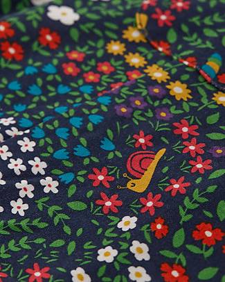 Frugi Vestito Dani - Blu Indaco/Fiorellini - 100% Cotone Organico Vestiti_