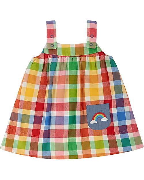 Frugi Vestito Reversibile Rosemary Wells-Next-The-Sea Quadri
