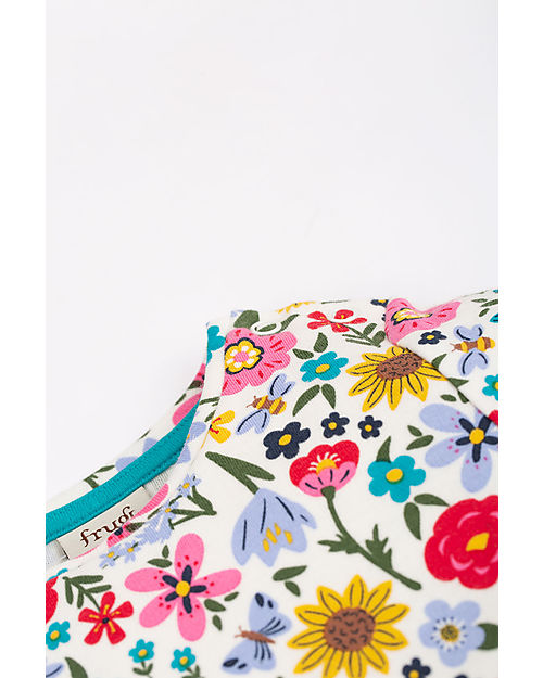 Frugi Vestito Tallie con Taglio Svasato - Pollinators - 100% Cotone Organico Vestiti_