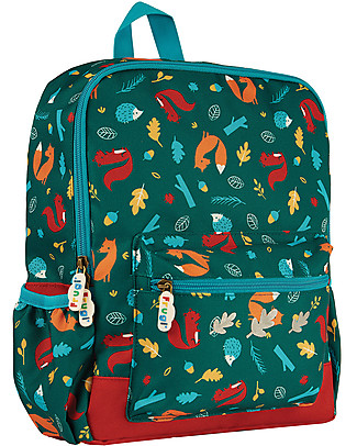 Frugi Zainetto Adventurers - Bosco - Fatto con Materiale Reciclato! Zainetti