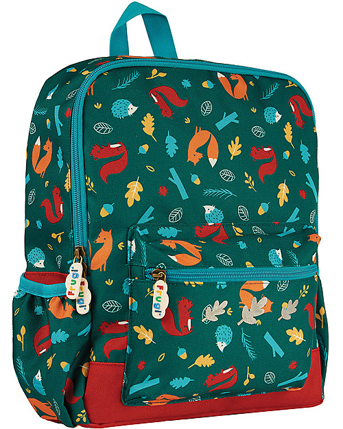 Frugi Zainetto Adventurers - Bosco - Fatto con Materiale Riciclato! Zaini Asilo