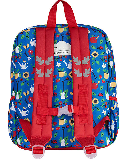 Frugi Zainetto Adventurers - Garden - 28 x 34 x 11 cm - Fatto con Materiale Riciclato - in Collaborazione con The National Trust! Zaini Scuola