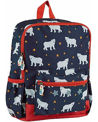 Frugi Zainetto Adventurers - Orso Polare - Fatto con Materiale Reciclato! Zainetti