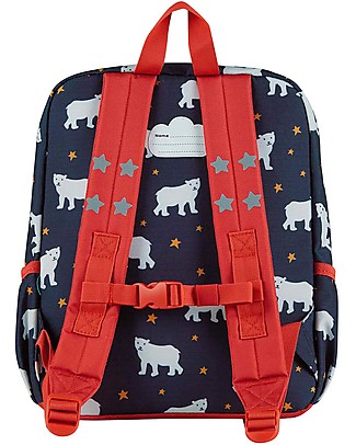 Frugi Zainetto Adventurers - Orso Polare - Fatto con Materiale Riciclato! Zaini Asilo