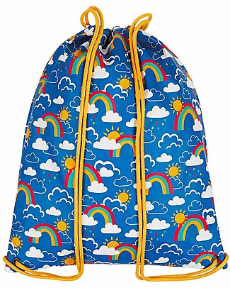 Frugi Zainetto Morbido con Dettagli Riflettenti - Arcobaleno - Tessuto Riciclato Zaini Asilo