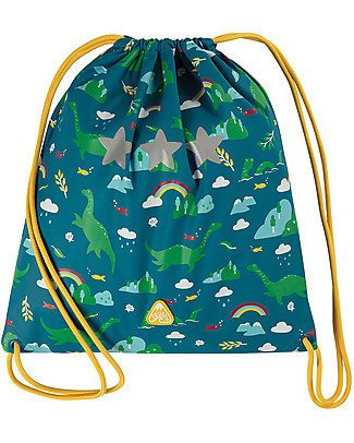Frugi Zainetto Morbido con Dettagli Riflettenti - Loch Ness - Waterproof e Reciclato! Zainetti
