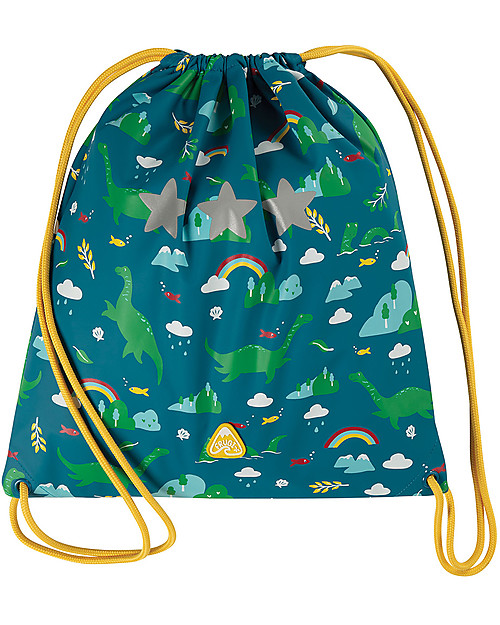 Frugi Zainetto Morbido con Dettagli Riflettenti - Loch Ness - Waterproof e Riciclato! Zaini Asilo