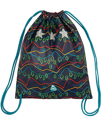 Frugi Zainetto Morbido con Dettagli Riflettenti - Rainbow Ramble - Tessuto Riciclato Zaini Asilo