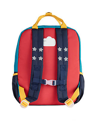 Frugi Zainetto Ramble - Rainbow - 28 x 34 x 11 cm - Fatto con Materiale Riciclato! Zaini