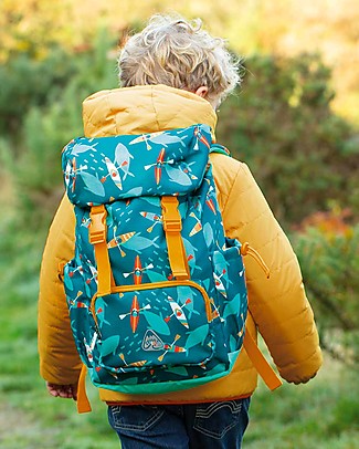 Frugi Zainetto Trail Blazing - Above and Below - Fatto con Materiale Reciclato! Zainetti