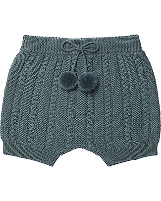 Fub Bloomers Baby, Oceano - 100% Lana Merino Pantaloni Corti